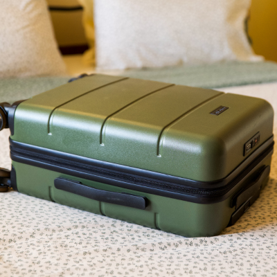 Test van de groene JourneyLife Explorer handbagage koffer