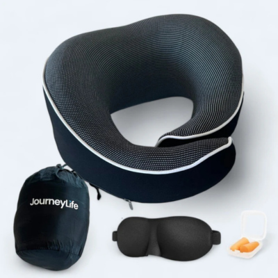 Nekkussen met klittenbandsluiting en accessoires